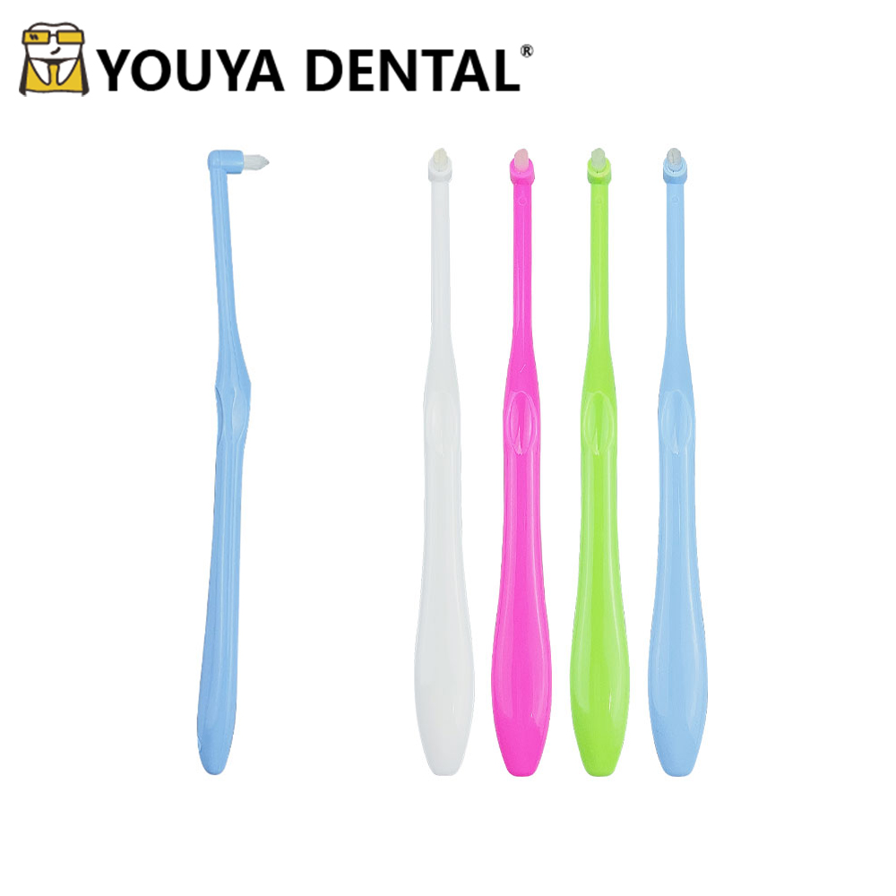 Teeth Whitening With Braces - Brosse interdentaire orthodontique à tête unique,