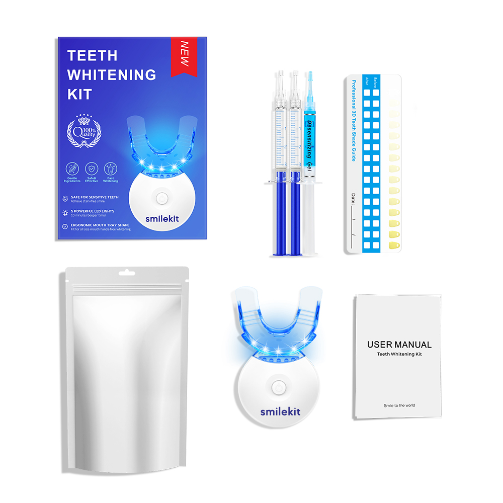 Teeth Whitening With Peroxide - Kit de blanchiment des dents –