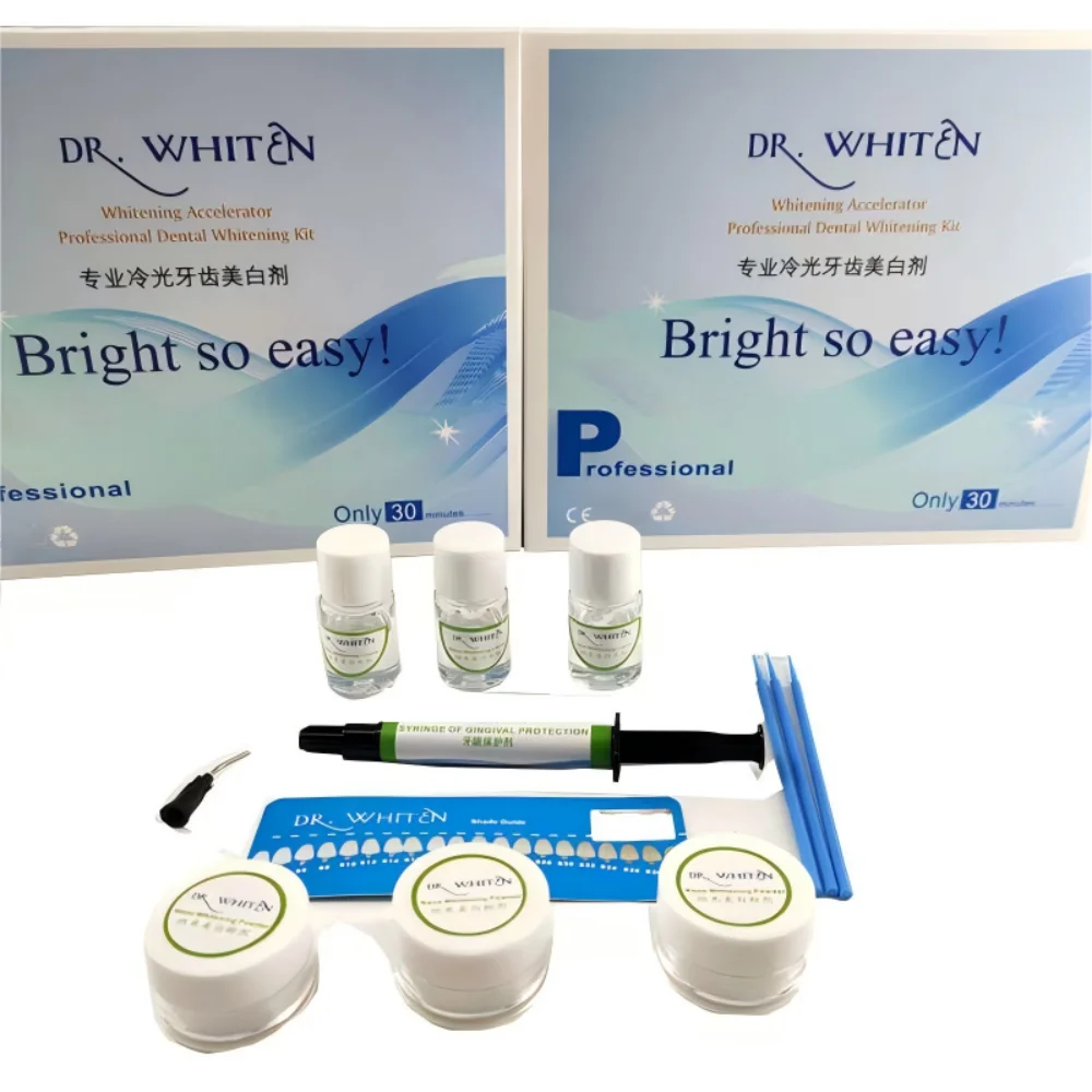 Teeth Whitening With Peroxide - Ensemble de blanchiment dentaire 35% HP,