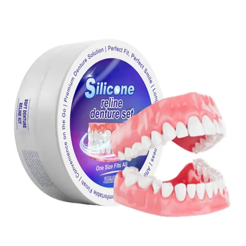 Teeth Whitening With Braces - Ensemble de prothèses dentaires en Silicone,