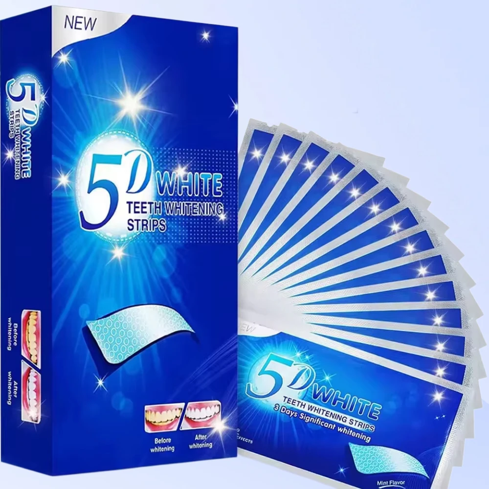 Whitening Strip 3D - Bandes blanchissantes 3D/5D/9D pour les dents,