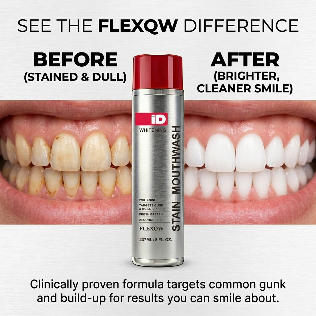 Teeth Whitening With Peroxide - Hismile ID Bain de bouche blanchissant