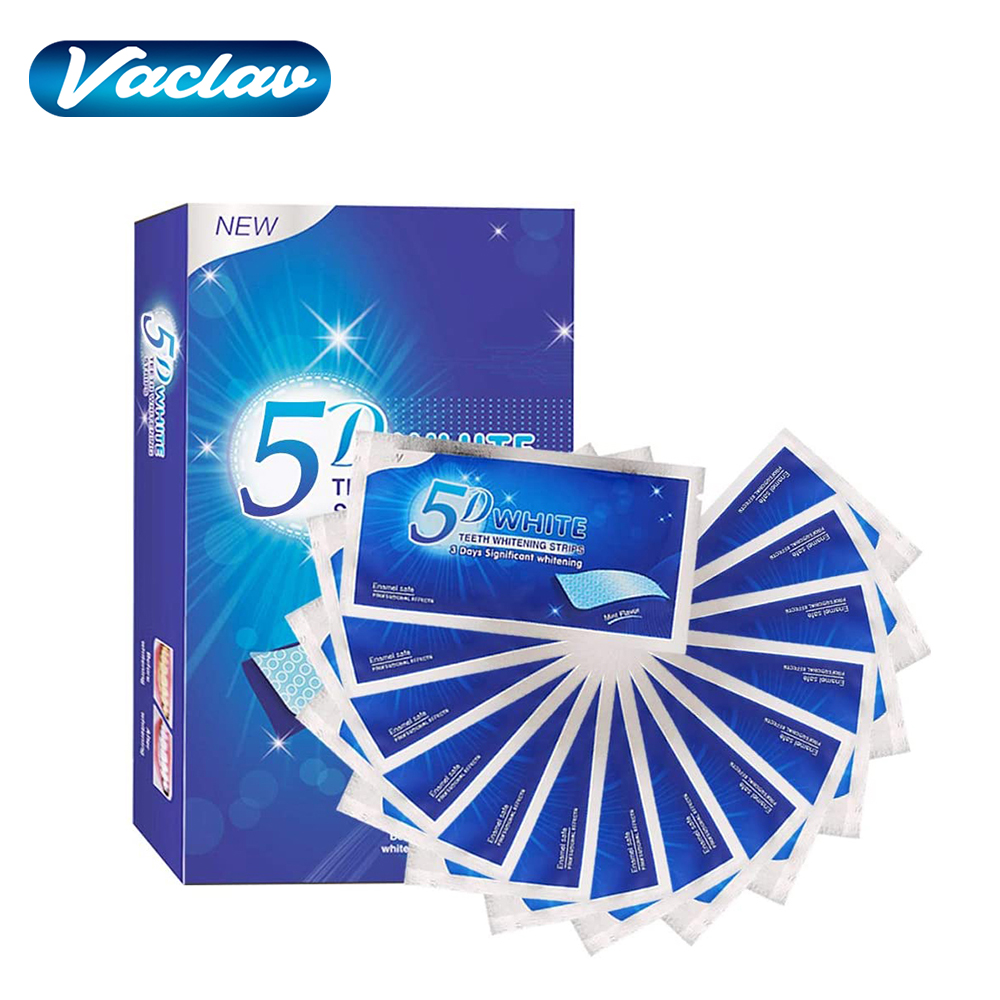 Teeth Whitening Singapore - Bandelettes blanchissantes 5D pour les dents,