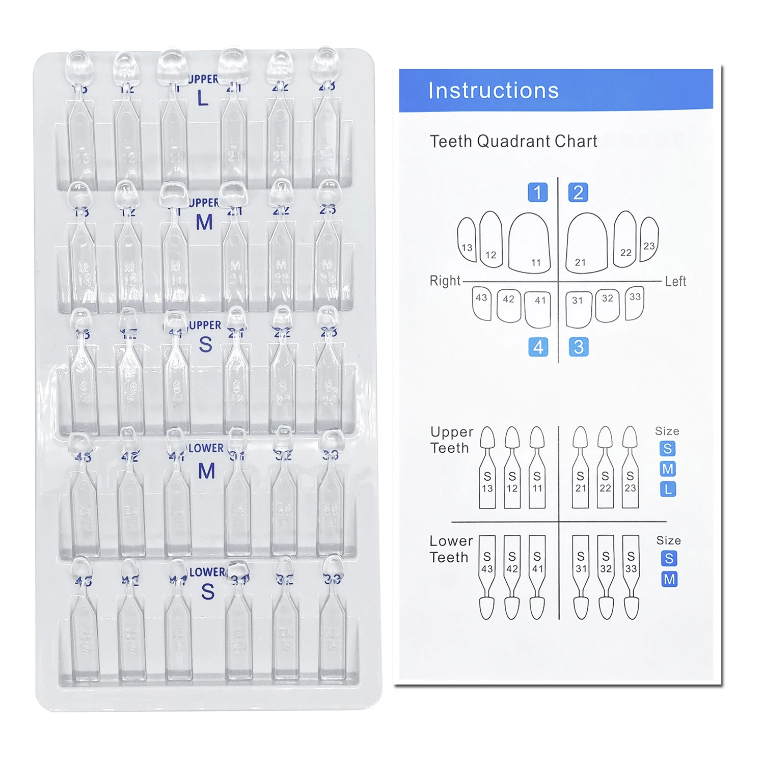Kit de moules pour placage den - Teeth Whitening Moulds avis et prix