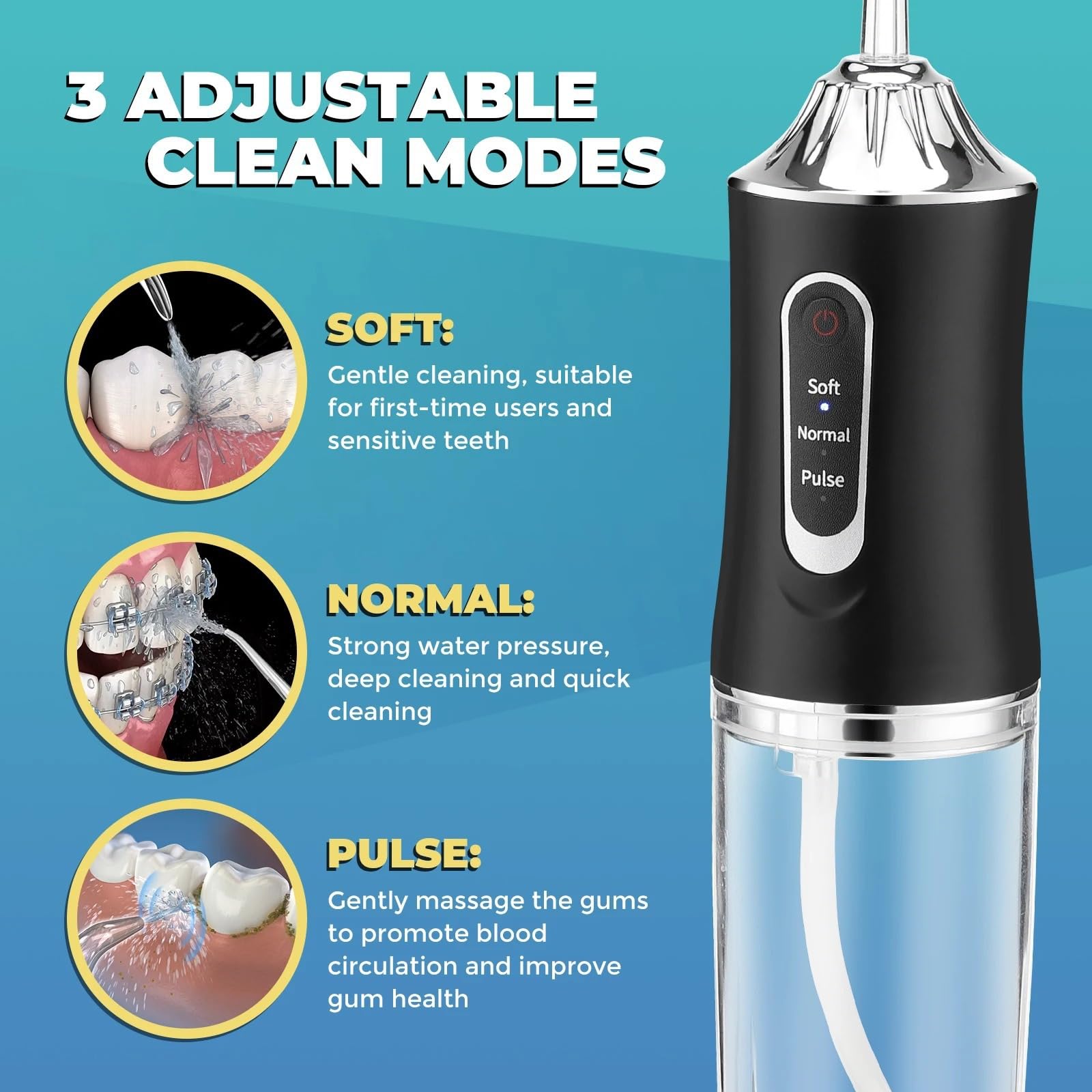 Irrigateur buccal portable, hy - Water Flosser Cordless avis et prix