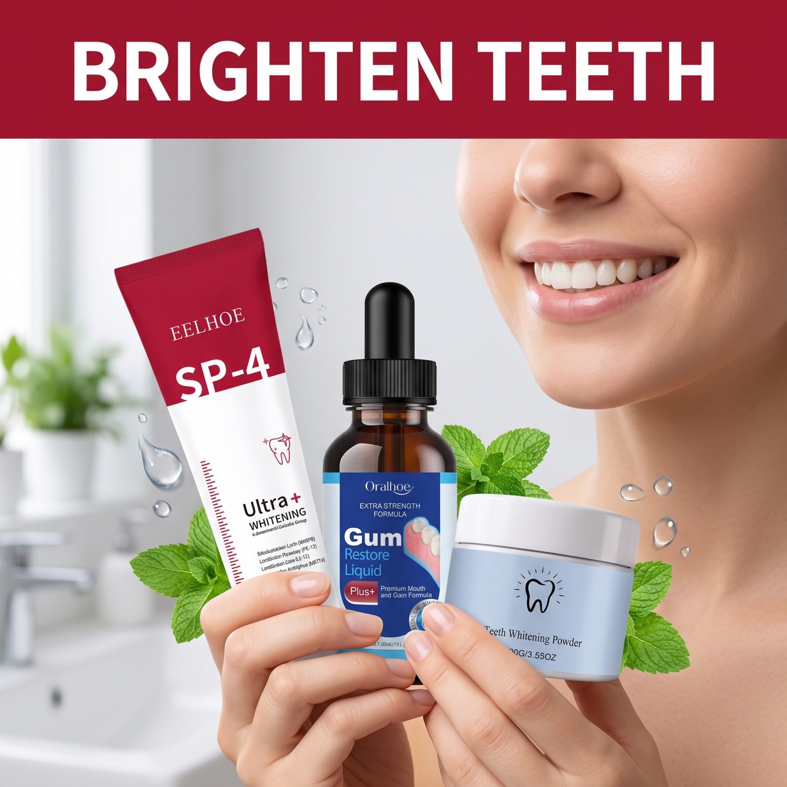 Kit de Soins Bucco-Dentaires C - Teeth Whitening With Peroxide avis et prix