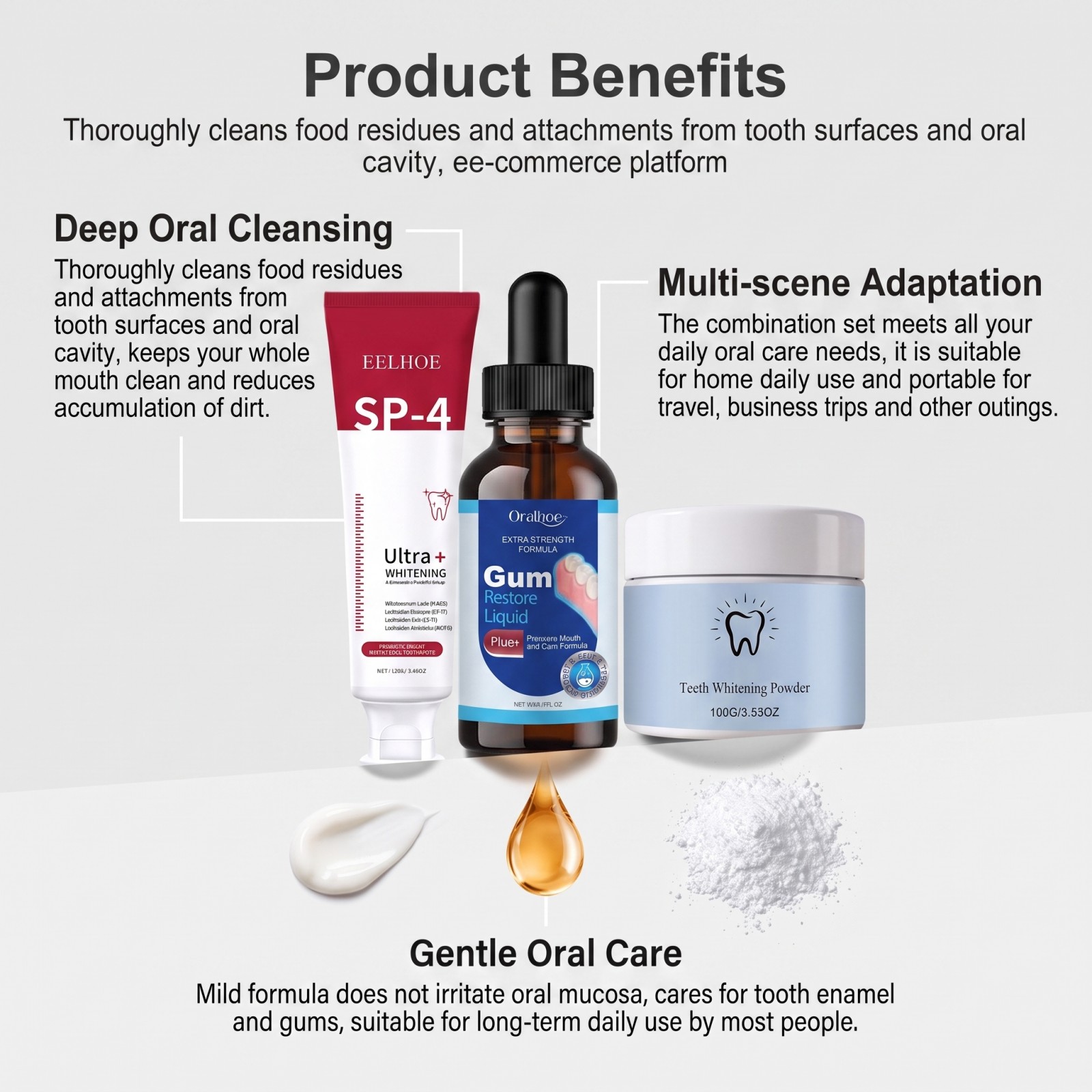 Kit de Soins Bucco-Dentaires C - Teeth Whitening With Peroxide avis et prix