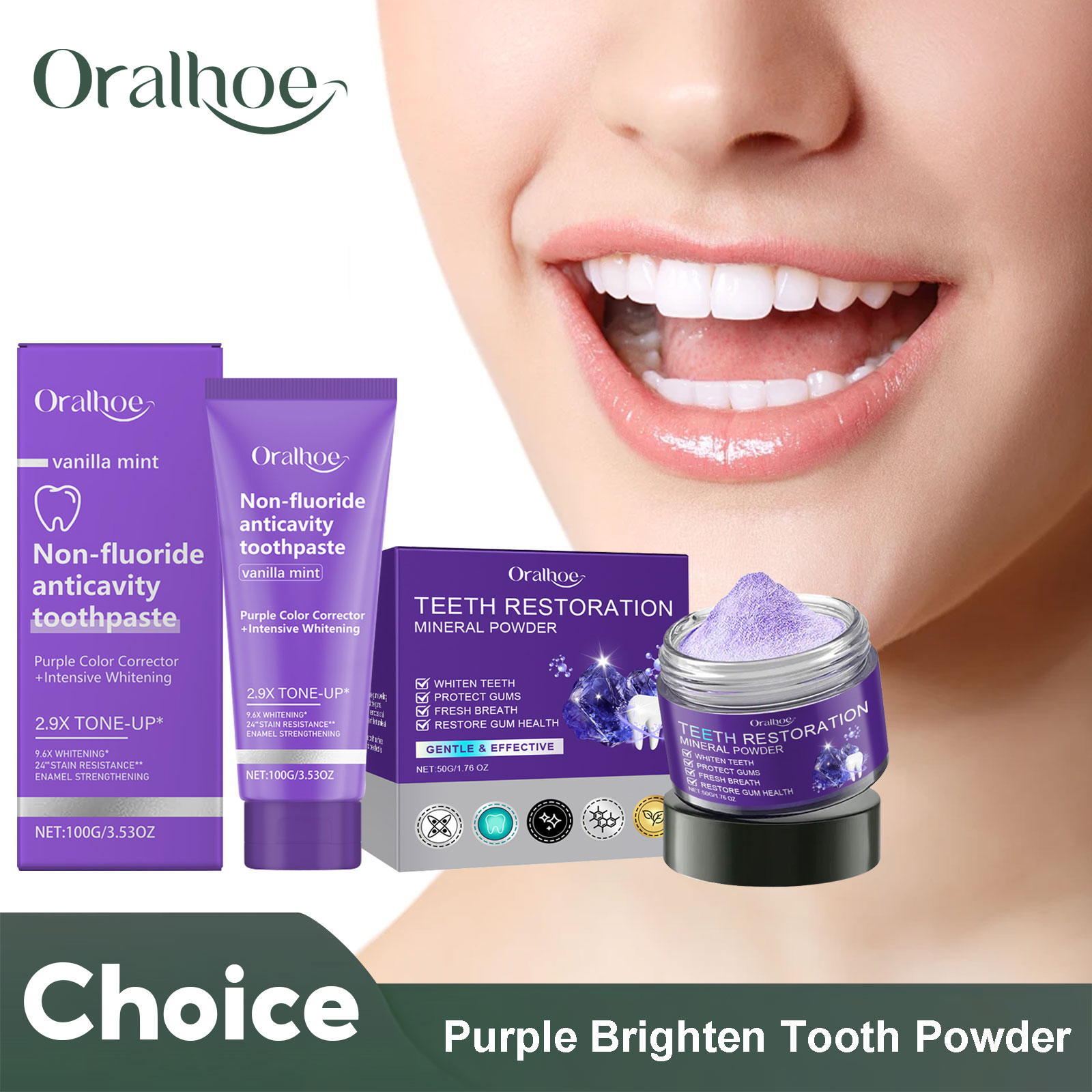 Poudre de nappode pour la domi - Teeth Whitening Singapore avis et prix
