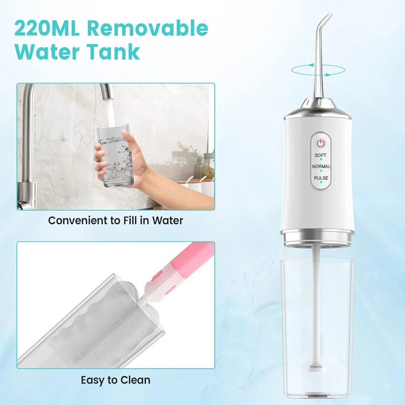 Irrigateur dentaire Portable,  - Water Flosser Cordless avis et prix