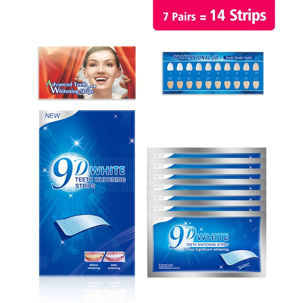 Bandes blanchissantes 3D/5D/9D - Whitening Strip 3D avis et prix