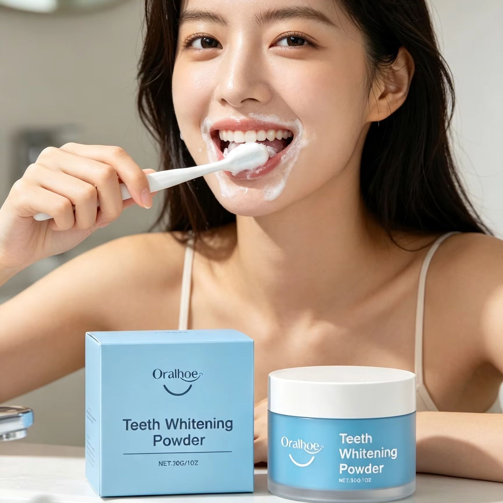 Poudre dentaire Oralhoe pour l - Teeth Whitening Singapore avis et prix