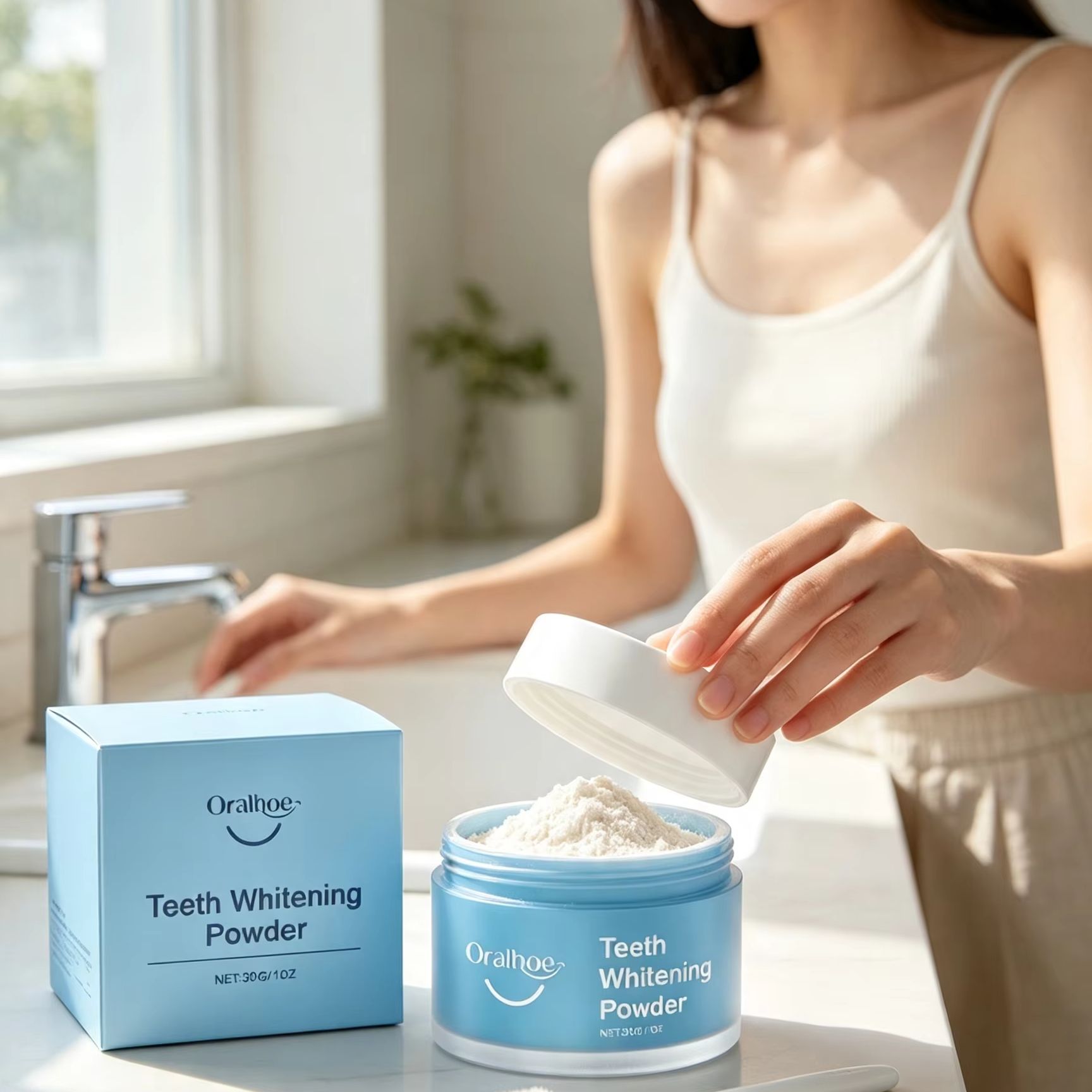 Poudre dentaire Oralhoe pour l - Teeth Whitening Singapore avis et prix