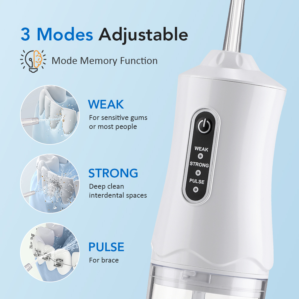 Hydropulseur portable 3 modes  - Water Flosser Cordless avis et prix