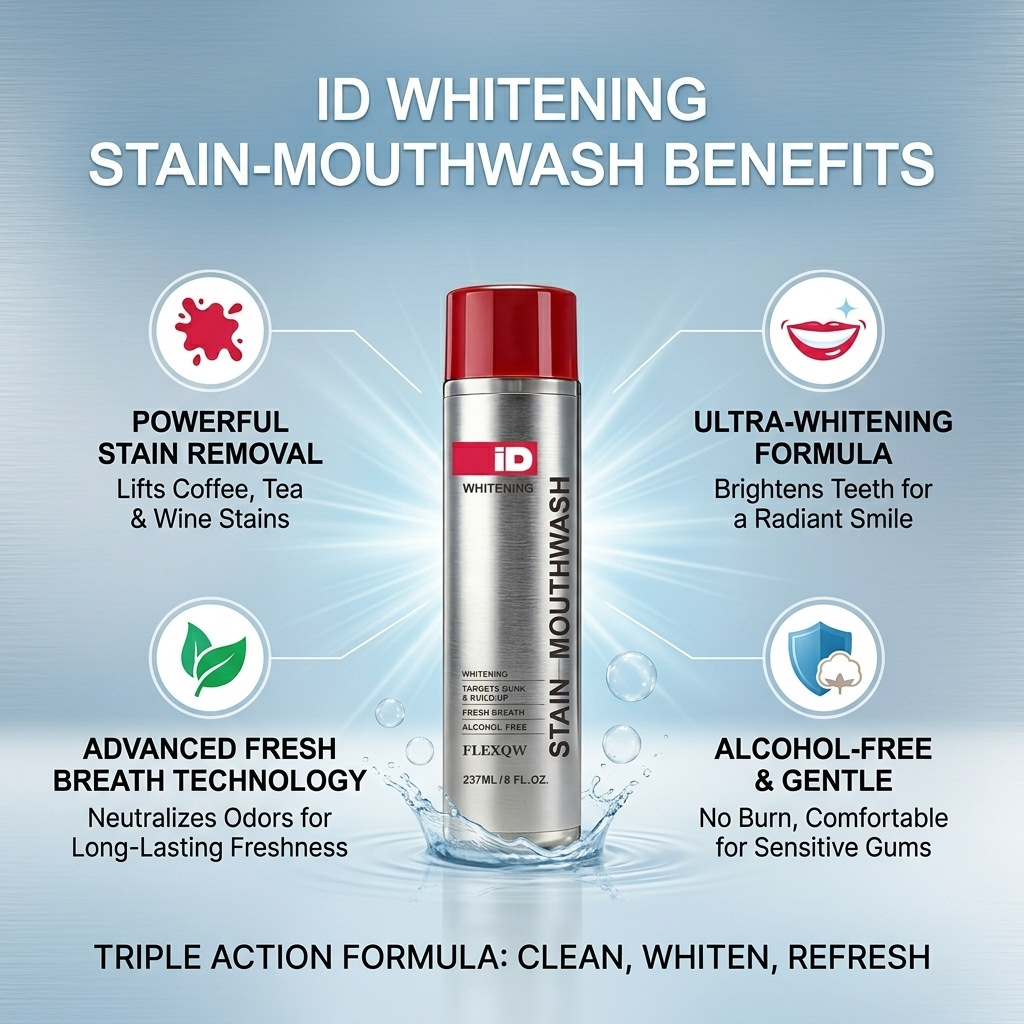 Hismile ID Bain de bouche blan - Teeth Whitening With Peroxide avis et prix