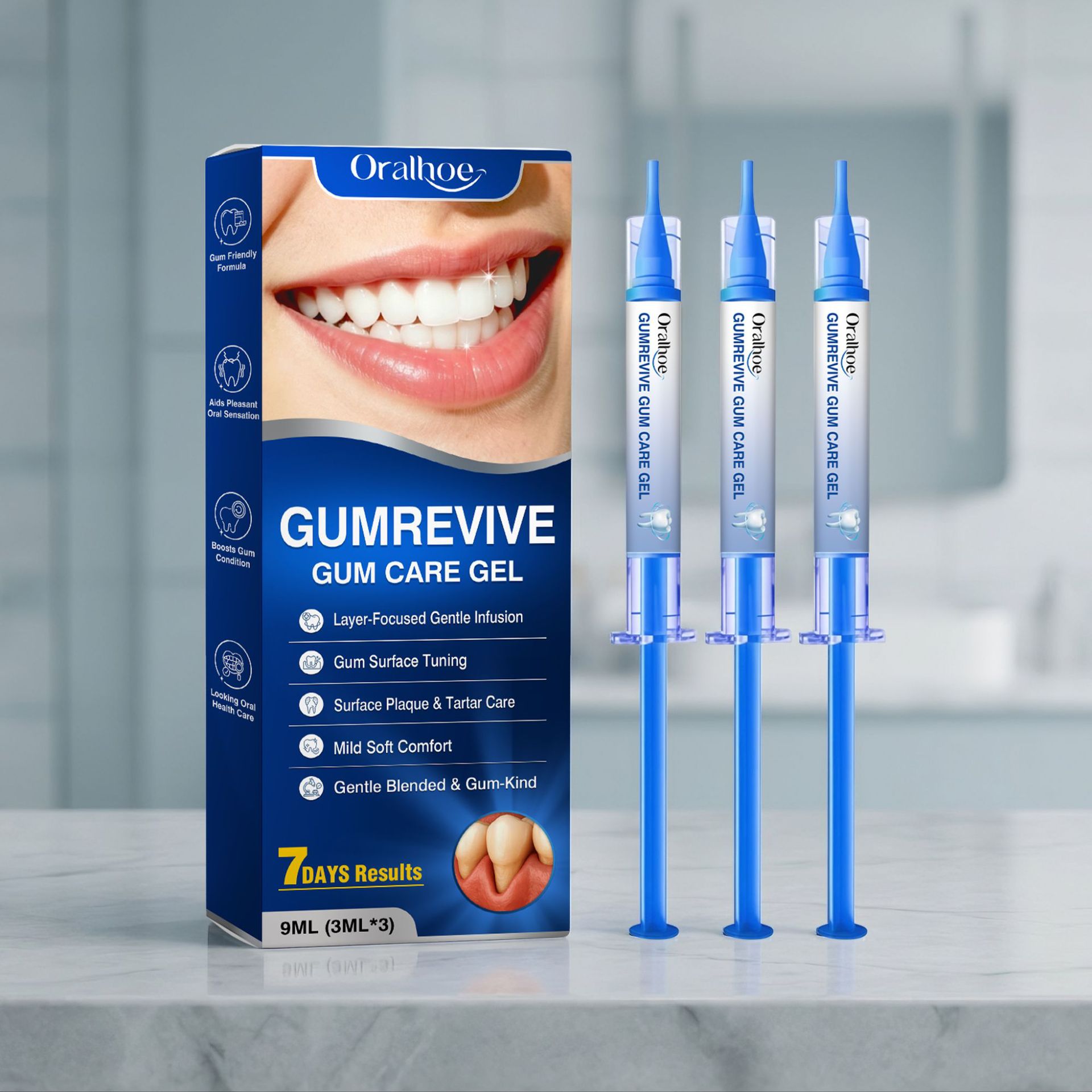 Gel de soin buccal, kit de ser - Teeth Whitening With Peroxide avis et prix
