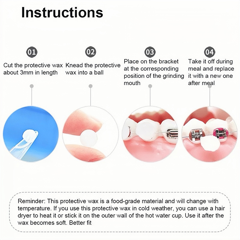 Cire orthodontique dentaire, m - Teeth Whitening With Braces avis et prix