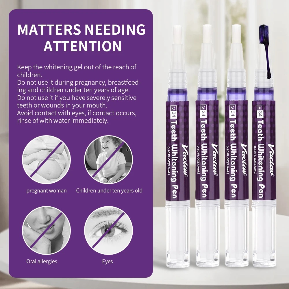 Vaclav V34 stylo gel de blanch - Teeth Whitening With Peroxide avis et prix