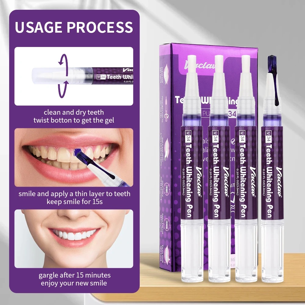 Vaclav V34 stylo gel de blanch - Teeth Whitening With Peroxide avis et prix